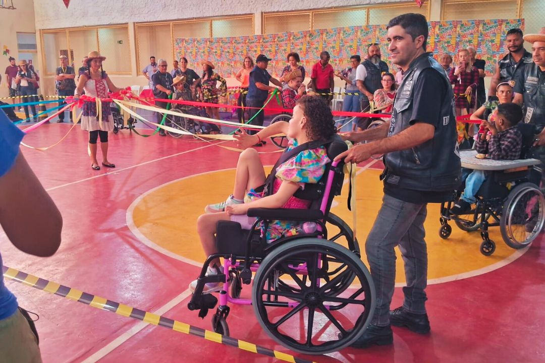 Uma Festa Junina Especial no Ninho da Esperança. Foto: Acervo/Sociedade Santos Mártires