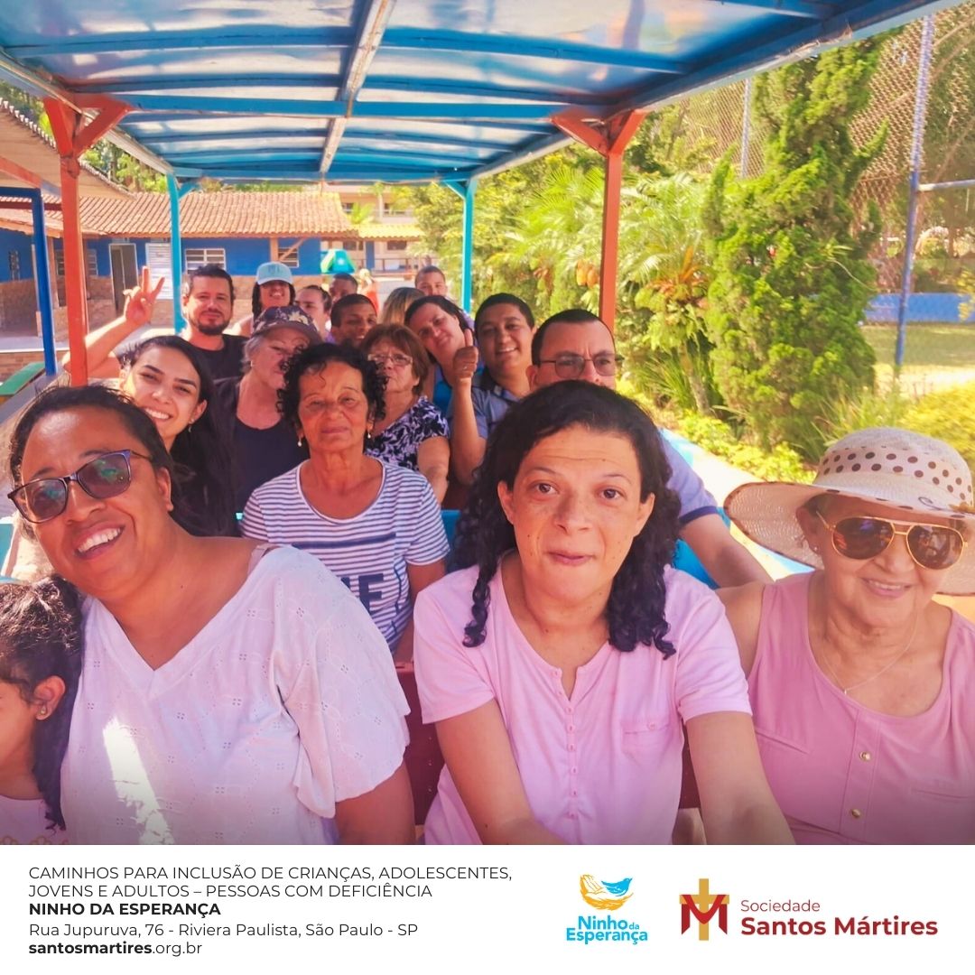 Ninho da Esperança proporciona um dia de lazer e inclusão para acolhidos e suas famílias no Clube Rincão. Foto: Acervo/Sociedade Santos Mártires